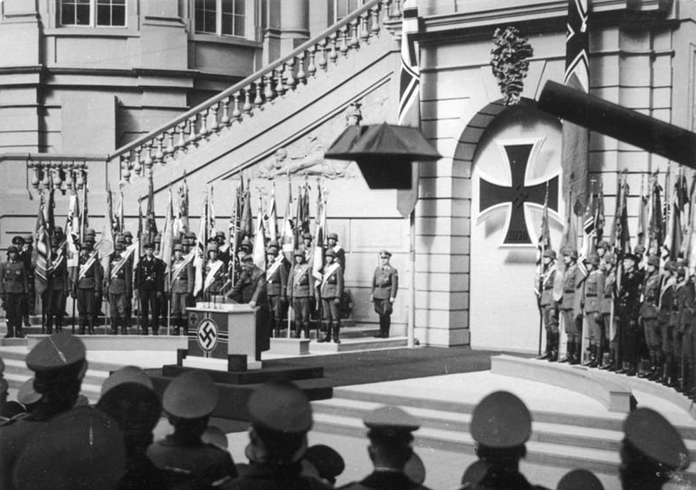 Adolf Hitler makes a speech to commemorate the heroes for the 1943 Heldengedenktag